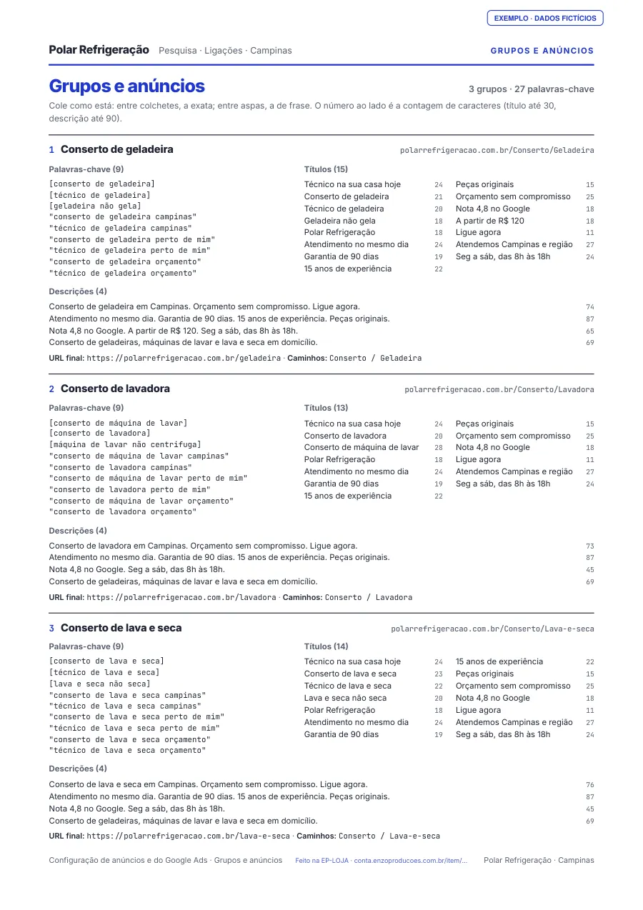 Página 2 do PDF de exemplo