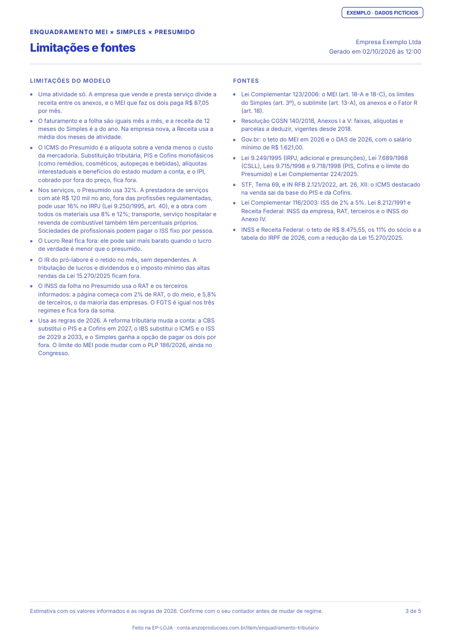 Página 3 do PDF de exemplo