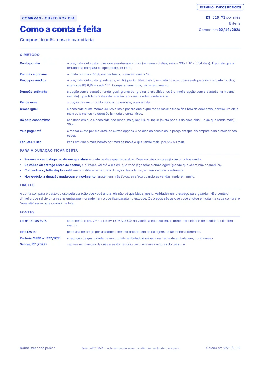 Página 3 do PDF de exemplo