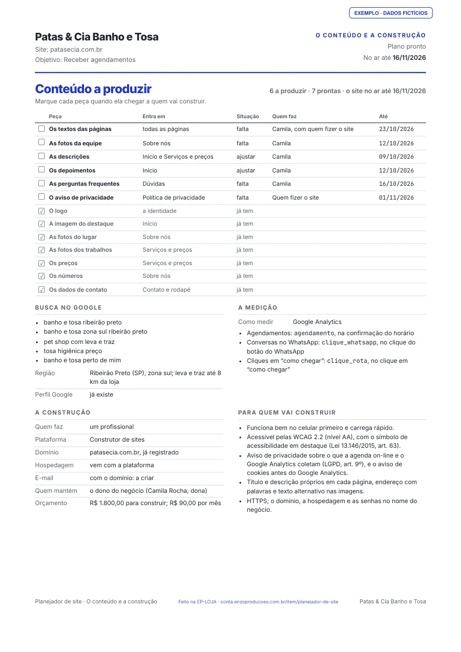 Página 3 do PDF de exemplo