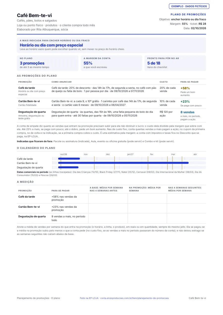 Página 1 do PDF de exemplo