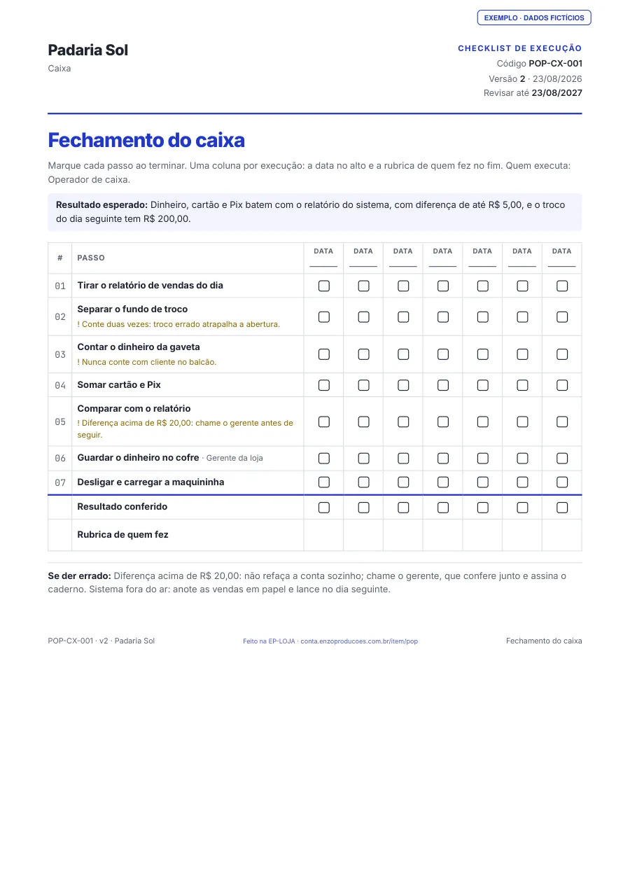 Página 3 do PDF de exemplo