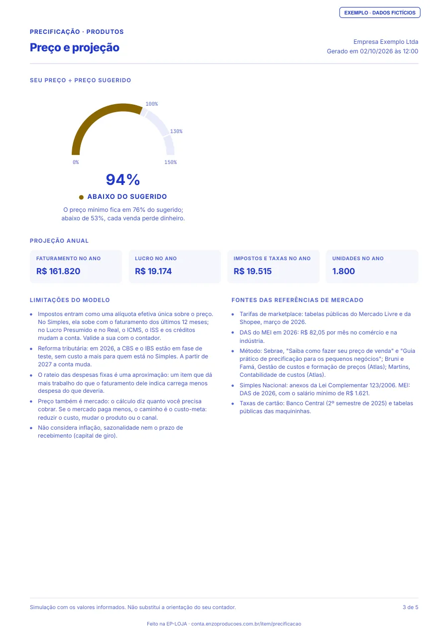 Página 3 do PDF de exemplo